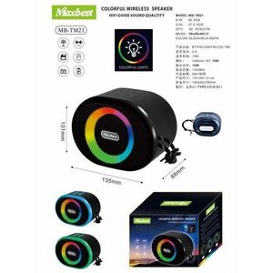 Maxbest Portable Bluetooth Speaker – Deep Bass, Wireless Connection, Long Battery Life, FM Radio