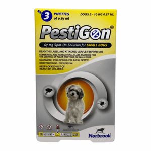 PESTIGON Spot-on Small Dogs 2-10 Kg