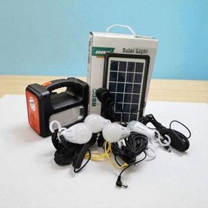 Dat AT-9011B Solar Lighting Kit with Multi-Lighting Options, MP3 Player, Bluetooth, FM Radio, USB Charging, Torch and 3W LED Bulbs