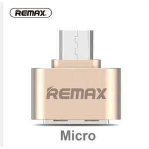 Remax OTG Cable – Micro USB & Type-C to USB OTG Adapter for Smartphones, Tablets, Flash Drives – High-Speed Data Transfer, Compact & Durable