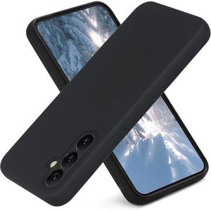 Compatible With Samsung Galaxy A54 5G Case Liquid Silicone, Soft Skin Touch Gel Rubber Case With Soft Microfiber Lining, Cute Slim Shockproof Full Camera Protection Phone Cover, Dark Blue