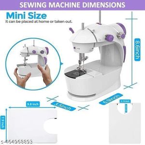 Mini Sewing Machine with Foot Pedal – Portable, Easy-to-Use Stitching Machine for Home & Beginners