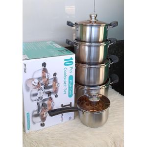 Jamespot 10 pieces set cookware pot