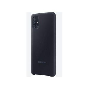Black Soft Silicone Back Cover Case for Samsung Galaxy A51– Slim, Shockproof & Anti-Slip Protection
