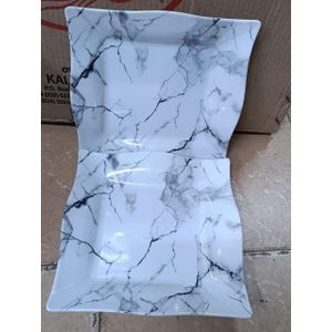 Melamine Square Dinner Plate 6pcs