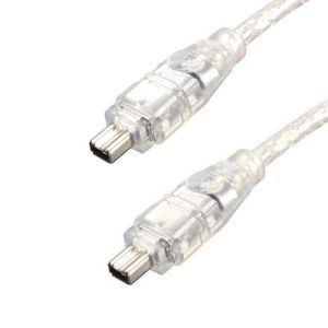 FireWire 1394 4Pin Male to Male Cable IEEE1394 4P M/M Cord 480Mbps For Mini DV