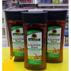 Dr. Davey Fluid Extract Licorice Root Glow Body Oil 18,000 PPM (200ML)