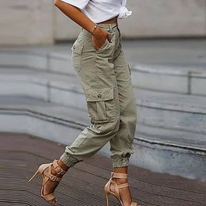 Women Office High Waist Pencil Pants 2023 Spring Autumn Slim Fit