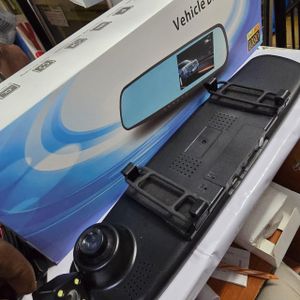 4.3 inch HD dual lens rear view camera car rearview mirror full hd 1080p vehicle blackbox dvr