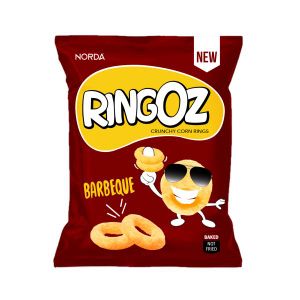 Ringoz Crunchy Corn Rings - Barbecue - 12g (Pack of 10)