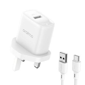 Oraimo Compact 2A Type-C Fast Charger - White