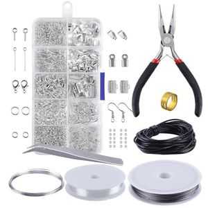 2021 UPGRADE DIY Necklace Bracelet Earrings Set Jewelry Making Kit Handmade  Jewelry Making Starter Kit Jewelry Repair Tools Kit with Pliers Beads  Jewelry Accessories