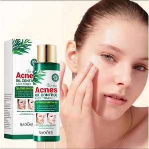 SADOER  Tea Tree Acne Oil Control Face Toner Anti-Acne Hydrating Moisturizing Toner 120ml