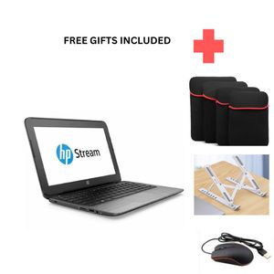 HP Refurbished  Stream 11 Pro G5 + FREE Sleeve + Stand + Mouse  11.6" HD  Intel Celeron  4GB RAM  64GB  Complete Starter Bundle