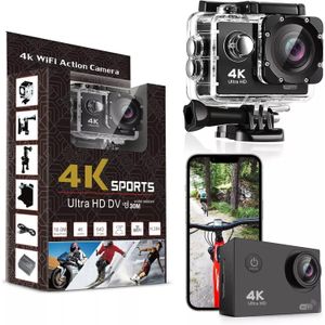 4K Sports Action Camera Ultra HD  WiFi  Waterproof  Extreme Sports  Adventure DV Cam