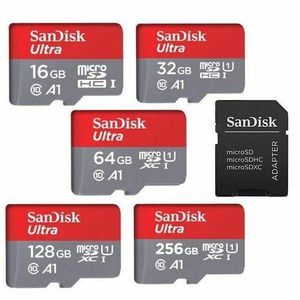 Sandisk microSD Memory Card with SD Adapter 2GB 4GB 8GB 16GB 32GB 64GB 128GB High-Speed Storage