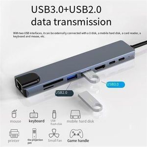 Hub Type c 8 in 1