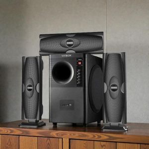 Vitron V635 High Quality Material Long Term Reliability Energy Saving 3.1 Channel 10,000 Watts Bluetooth Activated Multimedia Sub-Woofer Sound Speakers System