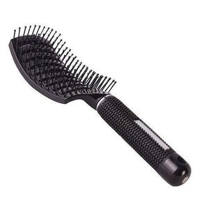 Curved and Vented Detangling Paddle Hair Brush.