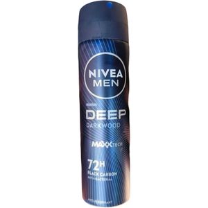 Beauty Deep DarkWood MaxxTech 72Hrs Black Carbon Anti- Bacterial Nıvea