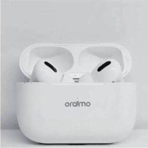 Oraimo Airbuds 5 True Wireless Heavy Bass Earpods, Airpods, Earbuds, Headphones, Earphones Bluetooth Connection For Android And IOS Comfort Earfit And Stereo Sound with Free PENDANT HOLDER and Earpods Silicone Case