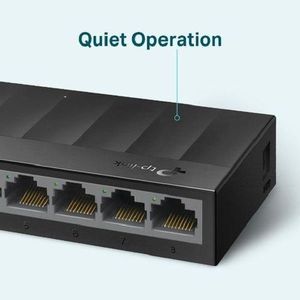 TP Link  LS1008G 8-Port Gigabit Ethernet Switch - Plug & Play, Fanless