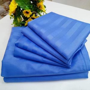 blue Stripes High Quality Duvet Cover Set (1pc Duvet Cover &1pcs Bed sheet&2pcs Pillow covers)