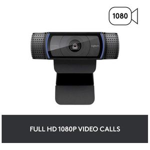 Logitech HD Pro Webcam C920, Widescreen Video Calling and Recording, 1080p Camera, Desktop or Laptop Webcam.