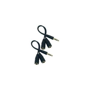 Male To 2 Female Y Splitter Audio Cable