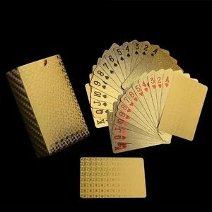 Gold-plated durable PVC waterproof playing cards