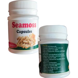 Herbal Seamoss Capsules From Powder cf