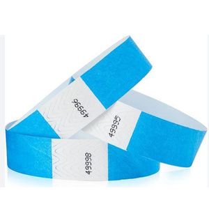 Premium Tyvek Party Wristbands paper party swim bands 500pcs