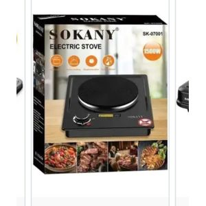 Sokany 1500 watts Single Electric Hot Plate with Adjustable Temperature control