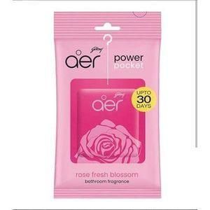 AER Power Pocket Bathroom Air Freshener Rose Fresh Blossom – Long Lasting Toilet & Washroom Fragrance