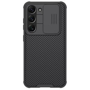 Nillkin Case for Samsung Galaxy S23 Plus (6.6" Inch) CamShield Pro Slider Camera Close & Open Double Layered Protection TPU + PC Black Color