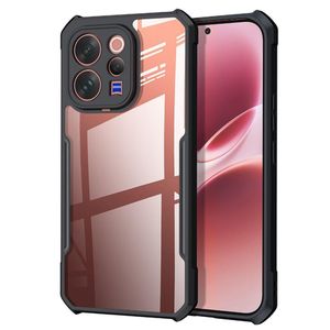 Xundd 4-Corner Airbag Shockproof Bumper Shell Back Transparent Acrylic + TPU Buffer Case Cover for Vivo V70