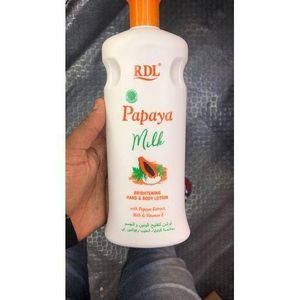 Papaya BRIGHTENING HAND AND BODY LOTION MILK plus FREE GIFT inside.