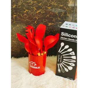 12pcs Silicone spoons set