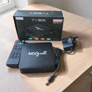 Mxq Pro 8GB Ram + 128GB ROM High-Performance Chipset, Ultra-Smooth Performance, Stable To Use, Efficient And Convenient Smart TV Experience 4K Ultra HD Resolution Smart Android TV Box