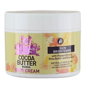 American Dream Cocoa Butter Body Cream With Papaya Extract, Shea Butter And Vitamin E.
