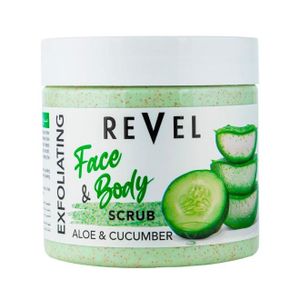 Revel Aloe & Cucumber - Face & Body Scrub 475ml