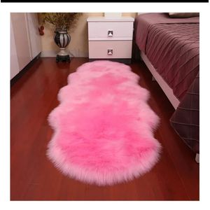 TC Faux fur leather decorative fluffy carpet