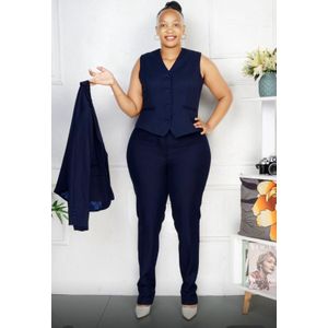 Elegant Ladies Three Piece Trouser Suit