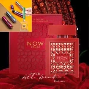 Lattafa Reed Lattaf Rave Now Eau de Parfum 100ml FREE PORTABLEPERFUME BOTTLE ( RANDOM COLOR) Long Lasting Unisex Arabic Perfume