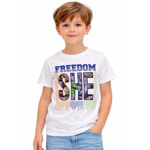 Boys Printed Cotton T-Shirt - Soft & Comfortable