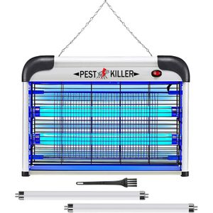 Electric Bug Zapper, Indoor Mosquito Killer with 20W Lamps 2800V Grid, Plug-in Hanging Insect Trap for Mosquito, Moth, Fly Killer Indoor Use