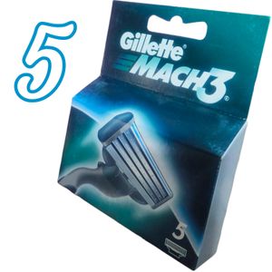 Gillette Mach 3 Cartridge Refill 5 Blades