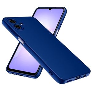 Soft Silicone Slim Fit Cover Anti-Scratch Shockproof Case for Samsung Galaxy A07 - Blue