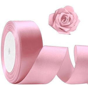 Satin ribbon pink