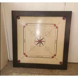 National  CARROM BOARD 30'' X 30'' WITH DICES